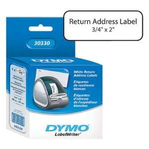 DYMO Label & Printing Products 30330 Return Address 3/4 x 2 500 Lab 