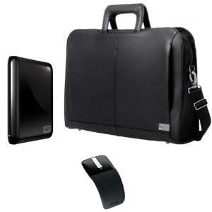  On the Go   Dell Bag with Microsoft Wireless Mouse and WD 