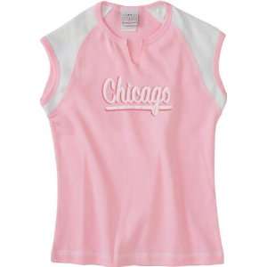    Chicago Cubs Juniors Pink Sleeveless Top