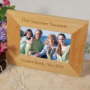  Personalized Vacation Wood Picture Frame