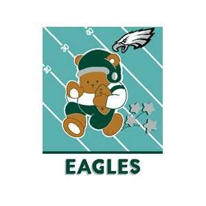   NFL Philadelphia Eagles Baby Afghan / Throw Blanket: Sports & Outdoors