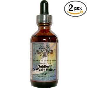   & Herbs Remedies Childbirth (5 Weeks Before) 2 Ounces (Pack of 2