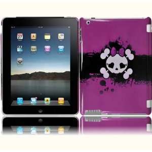  Ipad 3 Ipad HD Hard Case Cover Protector   Pink Skull 