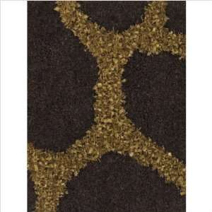   Liberty Brown / Gold Contemporary Rug Size: Runner 26 x 76 Baby
