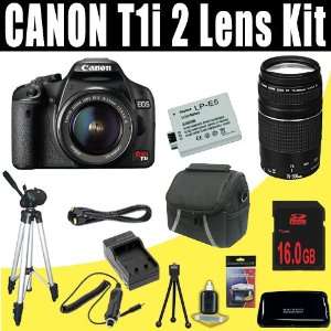 Canon EOS Rebel T1i 15.1 MP CMOS Digital SLR Camera w/ EF S 18 55mm f 