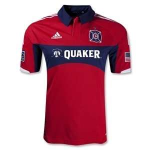  adidas Chicago Fire 2012 Home Authentic Soccer Jersey 