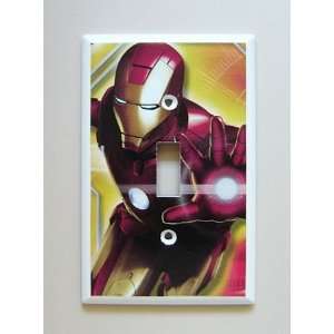  NEW Iron Man Decorative Light Switchplate Switch Plate 