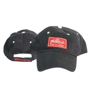  Budweiser Classic Logo Slouch Fit Adjustable Baseball Hat 