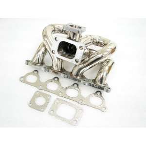   d16 civic crx del sol stainless steel t3 turbo manifold: Automotive