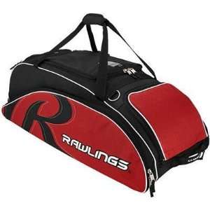    Selected Bat Bag Wheeled Scarlet Red 6 By Rawlings: Electronics