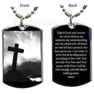  Act of Self Dedication prayer and Cross Pendant Necklace 
