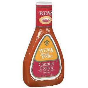 Kens Steak House Dressing Country French with Vermont Honey   6 Pack 