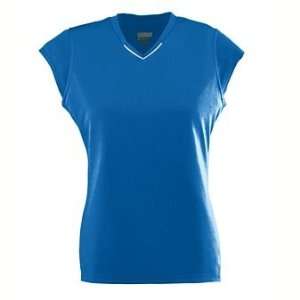 Girls Wicking/Antimicrobial Rally Jersey   Royal   Small 