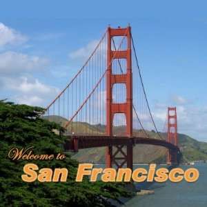  Welcome to San Francisco   Golden Gate Bridge Magnet: Home 