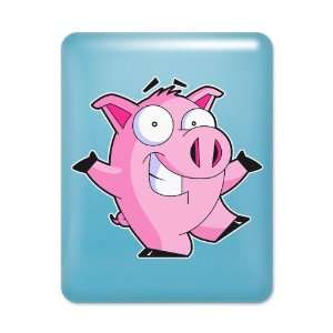  iPad Case Light Blue Pig Cartoon 