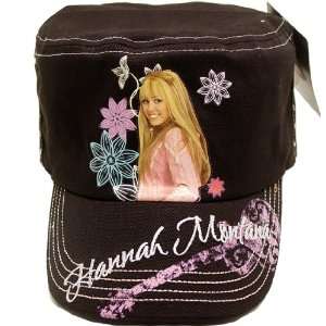   Hannah Montana Pop Star Cap in Black Color and Tote Bag Set: Toys