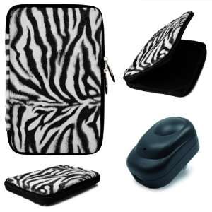  Print Carrying Case with Faux Fur Exterior for  Kindle Fire Wi 