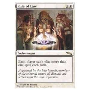    Magic the Gathering   Rule of Law   Mirrodin   Foil Toys & Games