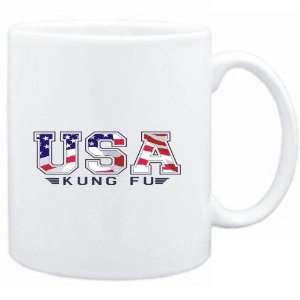  Mug White  USA Kung Fu / FLAG CLIP   ARMY  Sports 