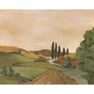  Jean Clark   Sunny Tuscan Road Canvas