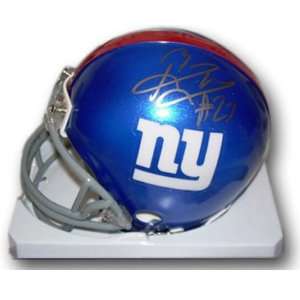  Brandon Jacobs Autographed Mini Helmet   Autographed NFL 