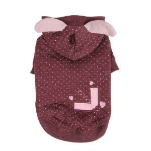 Pinkaholic New York Blossom Hoodie for Dogs, Small, Brown 