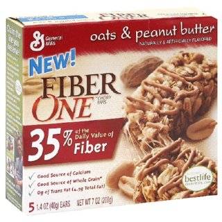 Fiber One, Oats & Peanut Butter, Chewy Bar, 7 oz