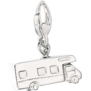  Sterling Silver MOTOR HOME Charm Jewelry