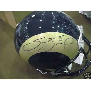 Sam Bradford Signed St.louis Rams Proline Helmet