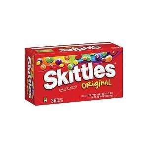 Skittles Candies, Original Fruit, 1.7 oz, 36 Count (Pack of 2):  