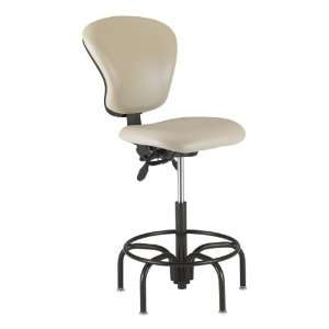 , Inc. 850 Series Lab Chair w/ Adjustable Back   Black Steel Legs w 