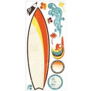   Surfs Up Dry Erase Peel and Stick Giant Wall Decals: Home Improvement