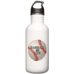  Stainless Water Bottle 1.0L Baseball Equals Life 