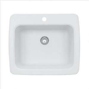   Granite Amera 22 x 25 Single Bowl Undermount Kitchen Sink Home