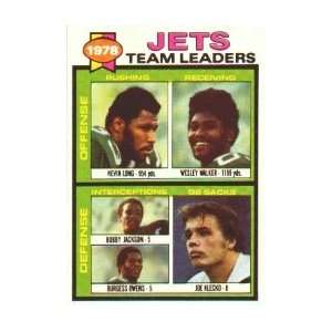  1979 Topps #226 Jets Team Leaders