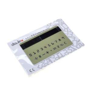   Digit Mini Credit Card Solar Power Pocket Calculator: Electronics