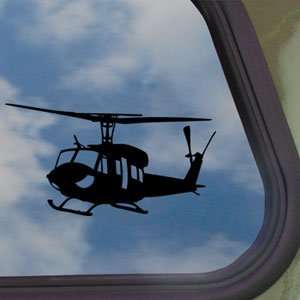  UH 1N Iroquois Huey In Action Black Decal Window Sticker 