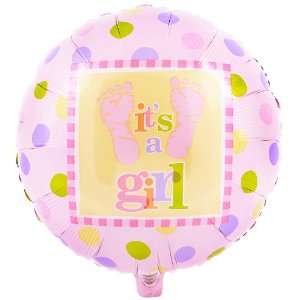   By Party Destination Baby Steps Girl Foil Balloon: Everything Else