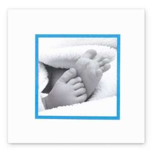 Blue Frame Digital Z Fold Birth Announcement Health 
