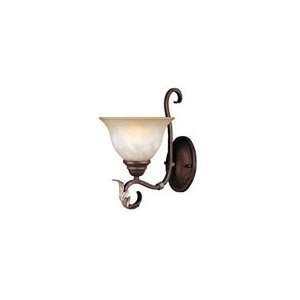  World Imports   2622 24  1 Lt. Wall Sconce   Crackled 