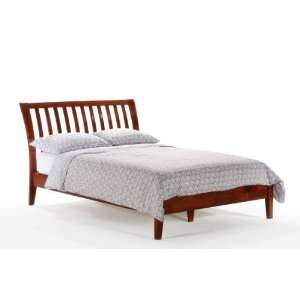  Queen Nutmeg Platform Bed (Cherry) (41.375H x 64.875W x 