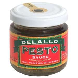 Delallo, Sauce Pesto Olive Oil, 3 OZ (Pack of 12)  Grocery 