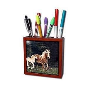  Horse   Palomino Pony   Tile Pen Holders 5 inch tile pen 