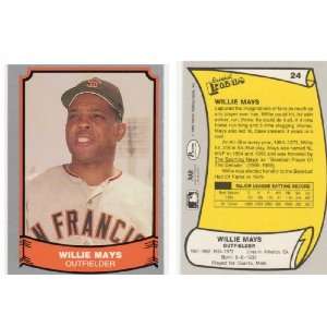  Willie Mays Baseball Legends Card 