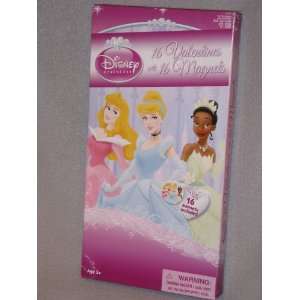  Disney Princess Valentine Cards for Kids with Magnets 