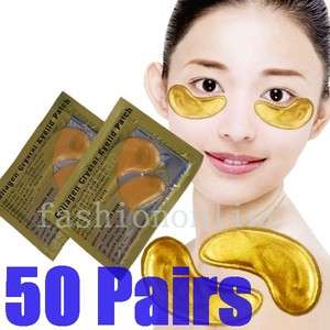 50 Pairs Collagen Crystal *GOLD* Lightening Eye Bag Mask  