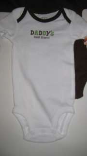 CARTERS Boy 3 months DADDYS BEST FRIEND Outfit NEW  