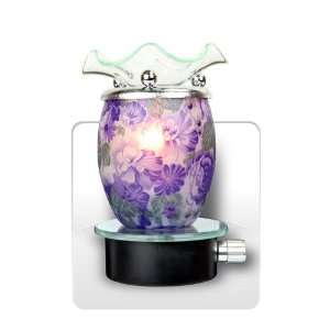   Lavender Flowers Plug in Oil Warmer or Night Light