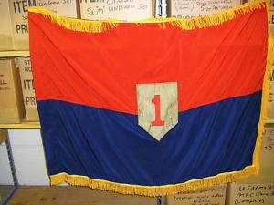 flag18 1st Infantry Division Flag US Army  