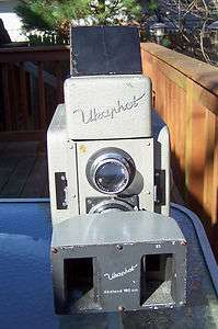   Rare Ukaphot TLR Stereo Camera Twin Lens Reflex 1950s Schneider Lens